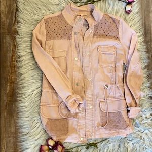 Dusty rose lightweight jacket